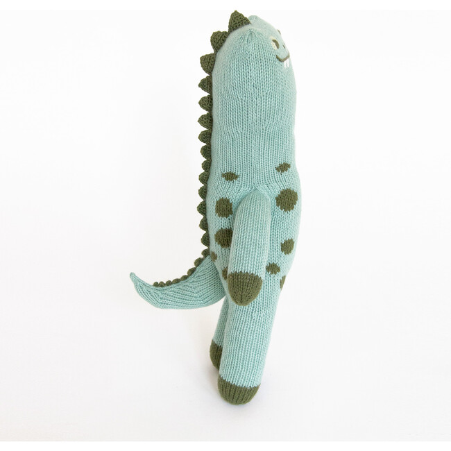Mini Iggy the Dinosaur Knit Doll, Teal - Dolls - 6