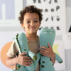Mini Iggy the Dinosaur Knit Doll, Teal - Dolls - 7