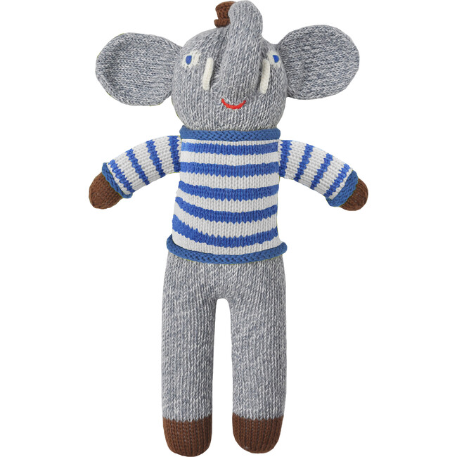 Rivier the Elephant Knit Doll, Mini
