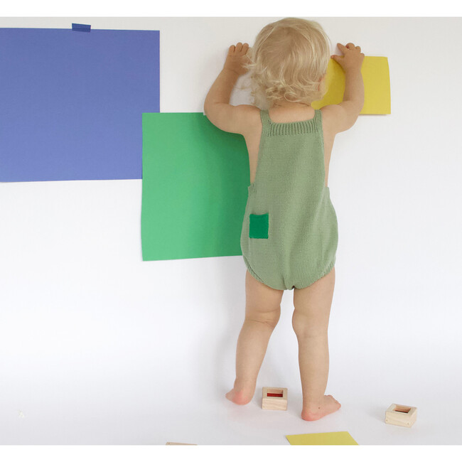 Mondrian Romper, Lichen - Rompers - 5