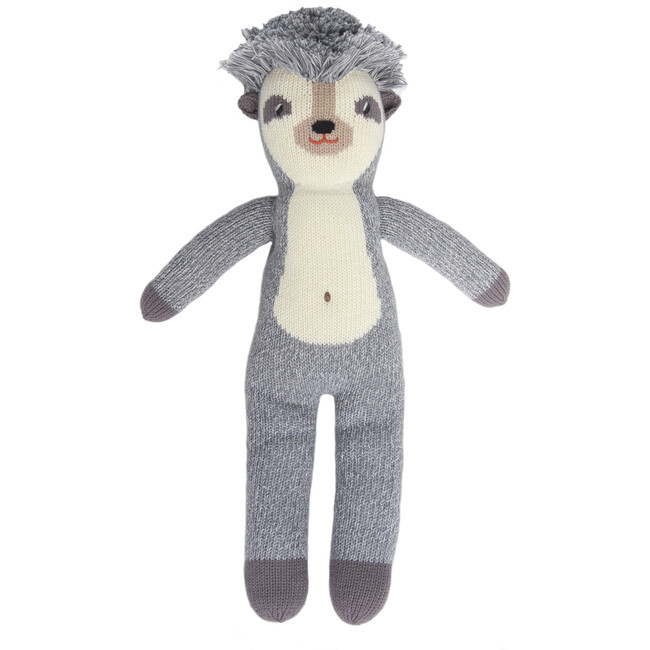 Edgar the Hedgehog Knit Doll, Grey - Dolls - 1
