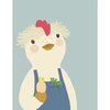Benedict the Chicken Art Print, Multi - Art - 1 - thumbnail