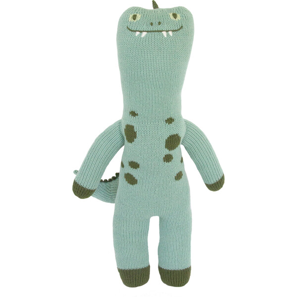 Iggy The Dinosaur Knit Doll, Teal - Blabla Kids Plush | Maisonette