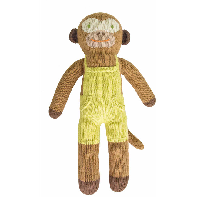 Yoyo the Monkey Knit Doll, Yellow/Brown