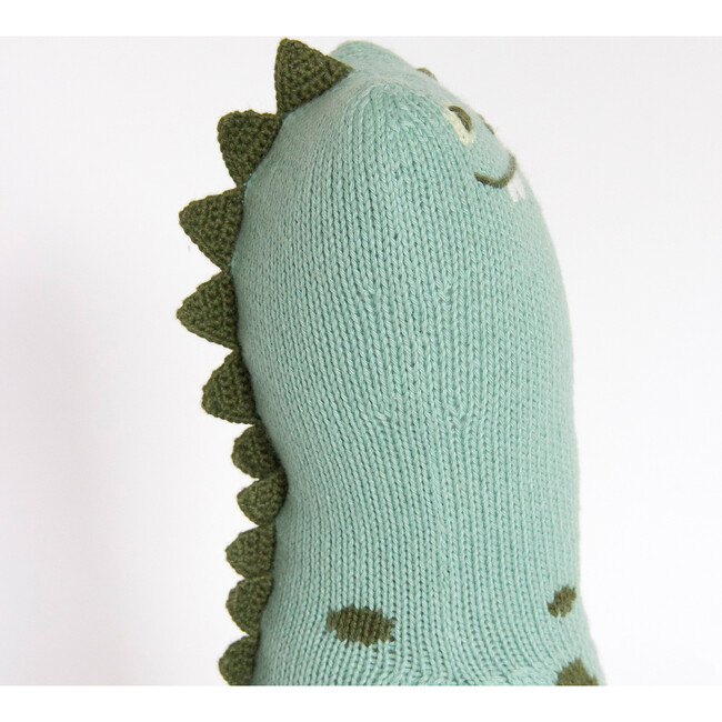 Iggy the Dinosaur Knit Doll, Teal - Dolls - 4