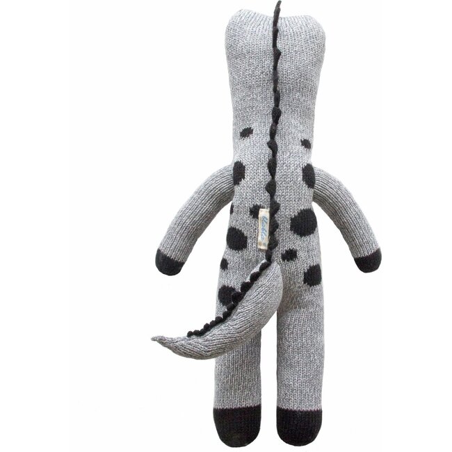 Maximus the Dinosaur Knit Doll, Grey - Dolls - 3
