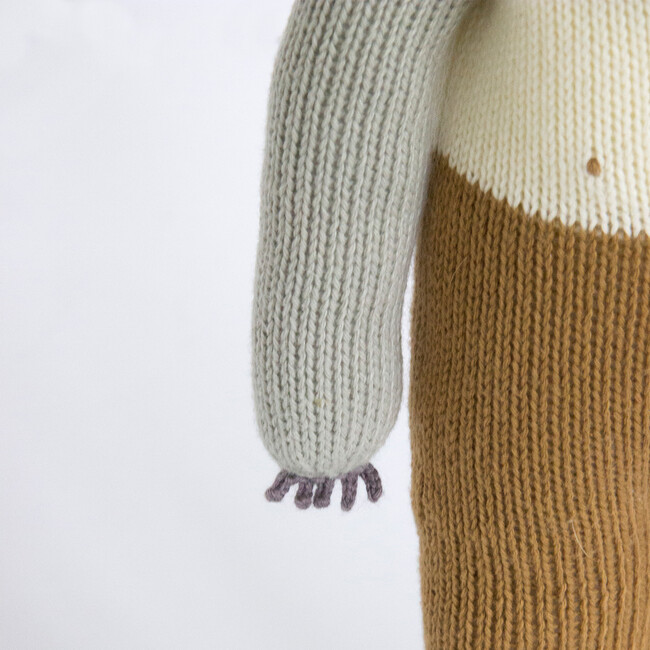Koa the Koala Knit Doll, White/Grey - Dolls - 7