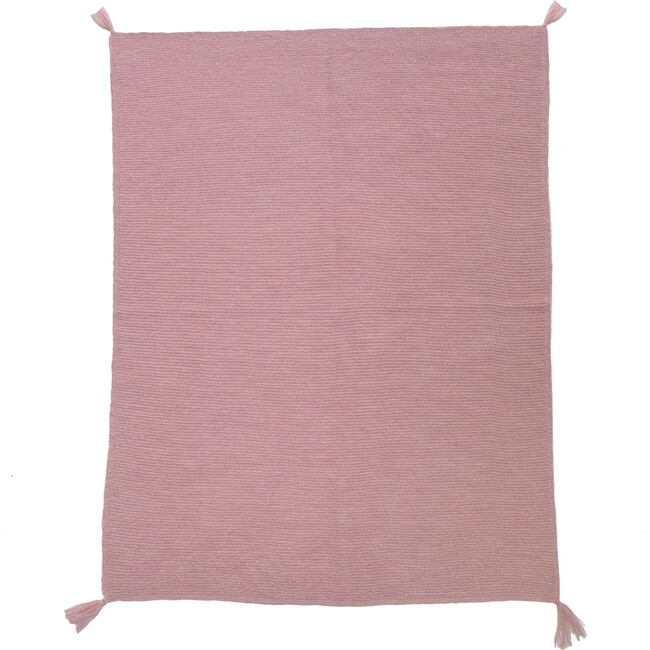 Organic Alpaca Blanket, Mauve - Blankets - 2