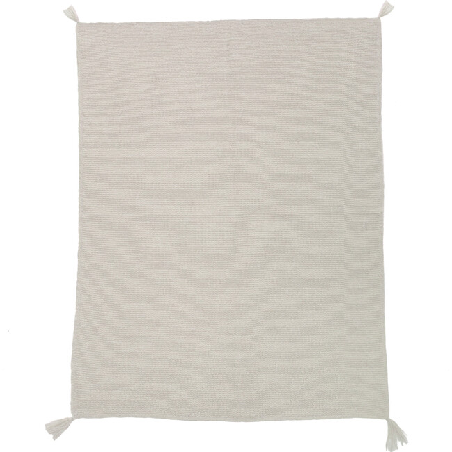 Organic Alpaca Blanket, Fog - Blankets - 2