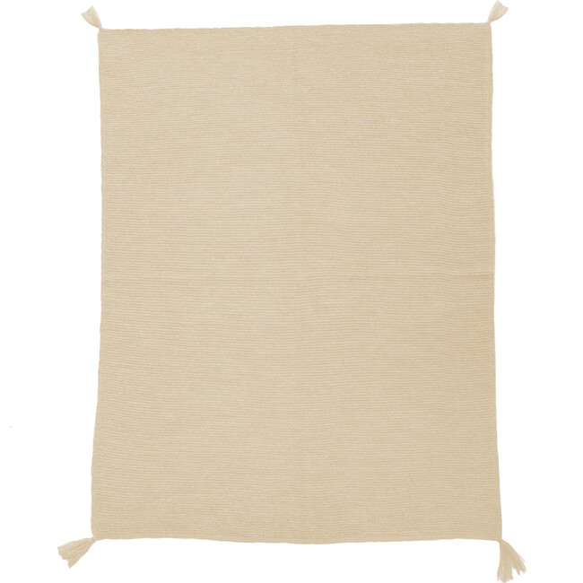 Organic Alpaca Blanket, Oatmeal - Blankets - 2