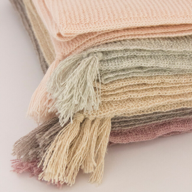 Organic Alpaca Blanket, Blush - Blankets - 4