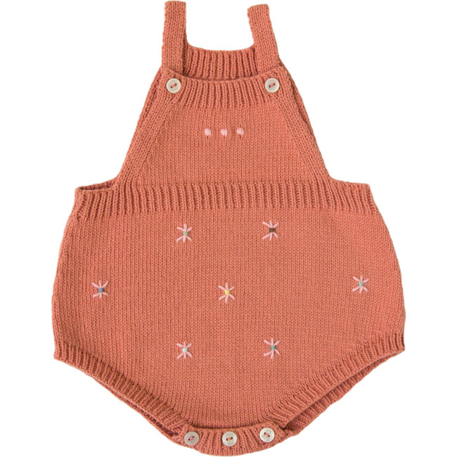 Hanabi Romper, Terra Cotta - Rompers - 1