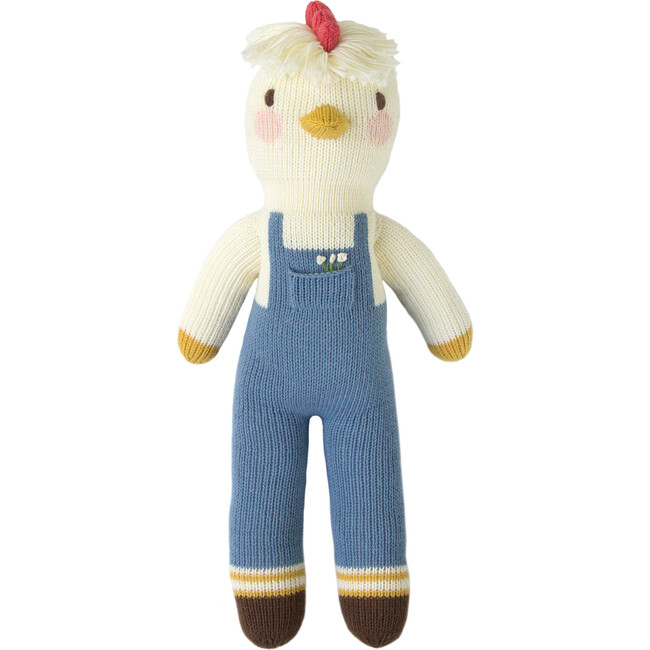 Benedict the Chicken Knit Doll