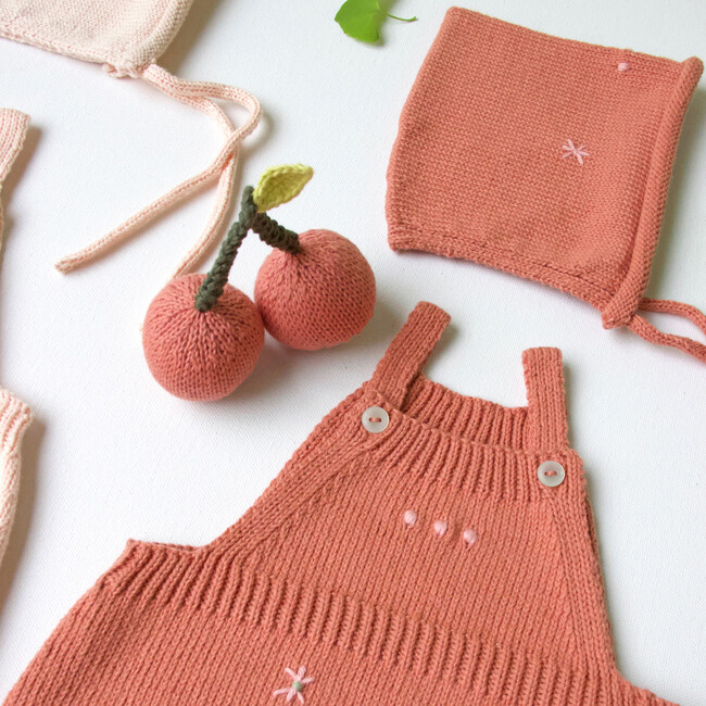 Hanabi Romper, Terra Cotta - Rompers - 4