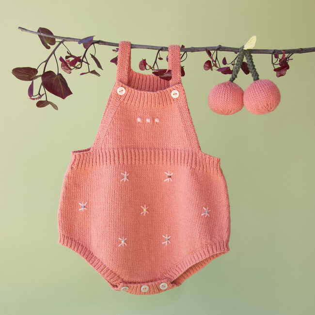 Hanabi Romper, Terra Cotta - Rompers - 5
