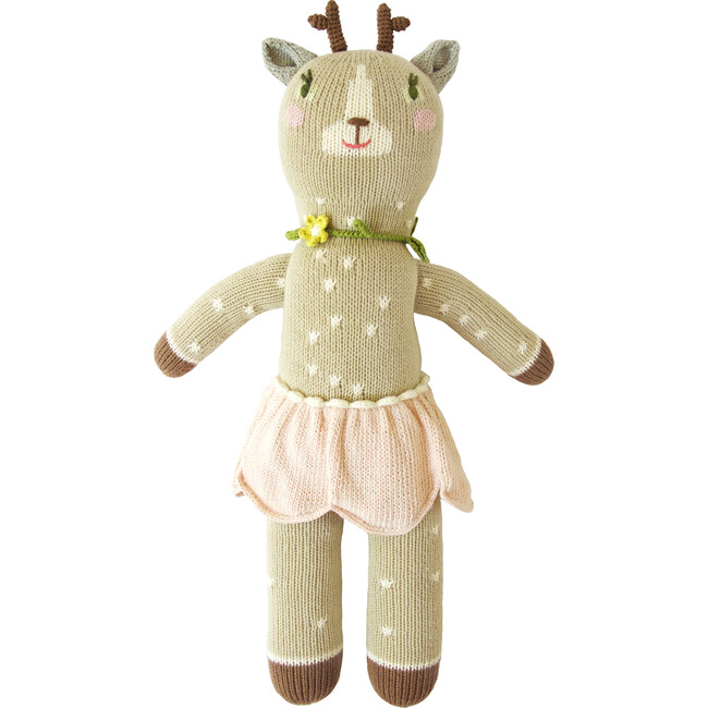 Hazel the Deer Knit Doll