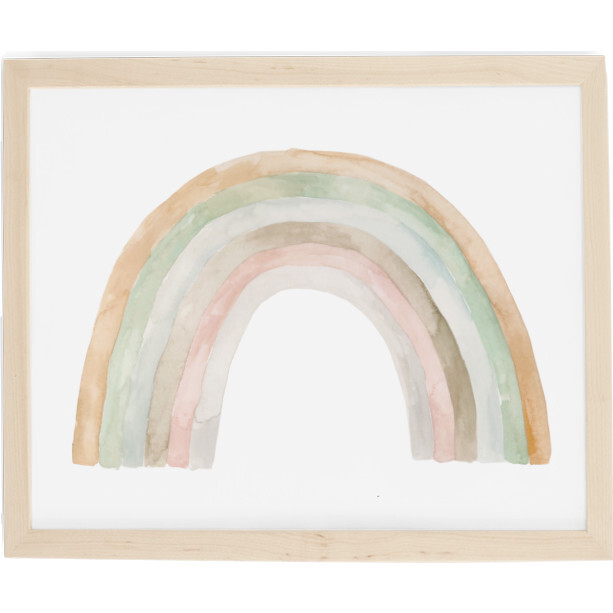 Rainbow Art Print, Natural Frame - Art - 1