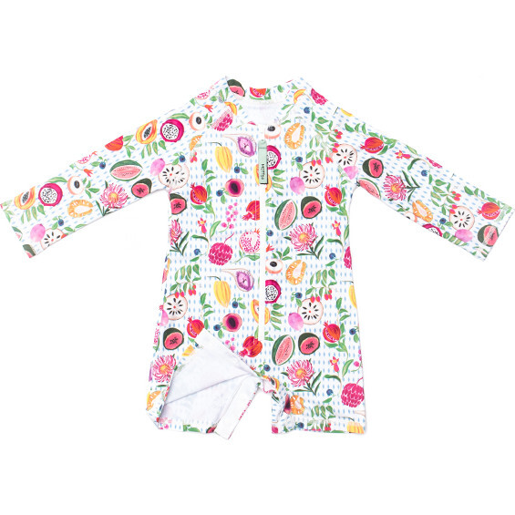 Mini Taylor Baby LS Sunsuit, Fresco Crush - One Pieces - 2