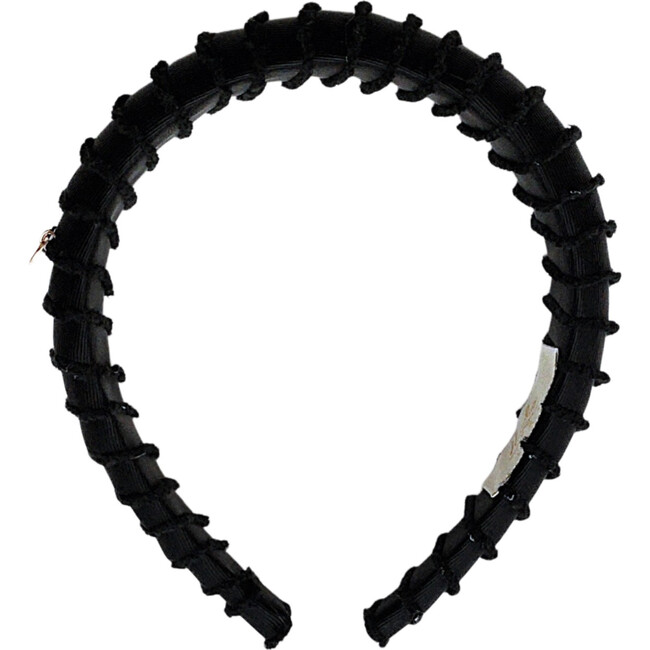 Noa Fringe Headband, Black