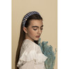 Noa Fringe Headband, Dark Blue Denim - Hair Accessories - 2