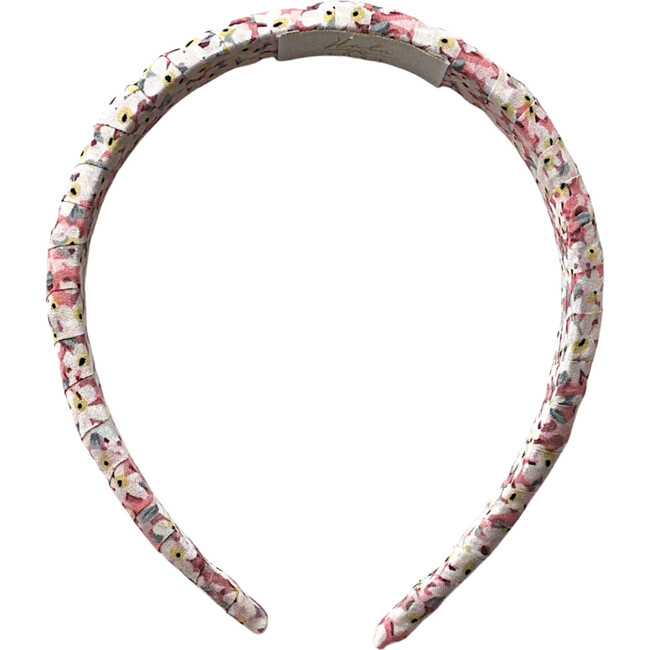 Lily Floral Print Headband, Rose Print - Hair Accessories - 1