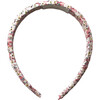 Lily Floral Print Headband, Rose Print - Hair Accessories - 1 - thumbnail