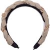 Evelyn Twisted Link Headband, Tan - Hair Accessories - 1 - thumbnail