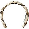 Evelyn Twisted Link Headband, Ecru - Hair Accessories - 1 - thumbnail