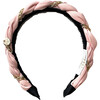 Evelyn Twisted Link Headband, Blush - Hair Accessories - 1 - thumbnail