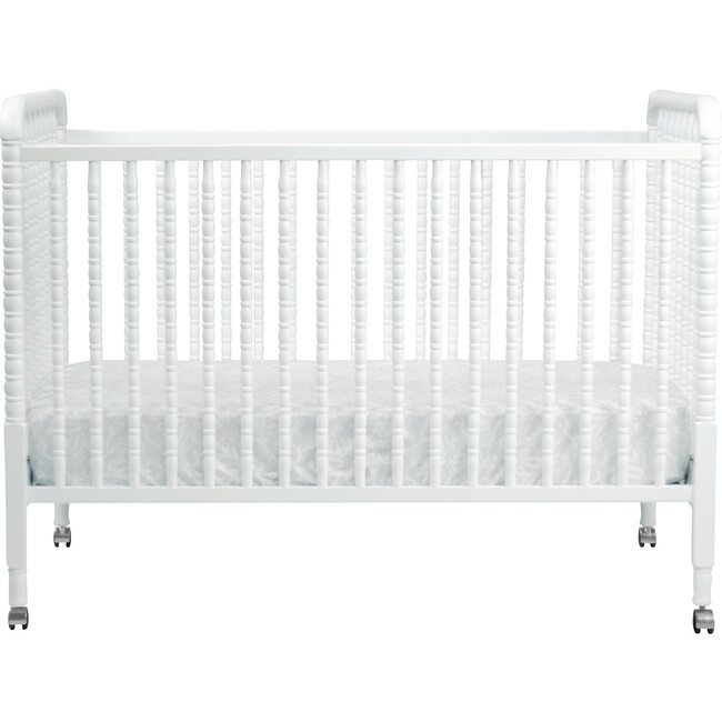 Jenny Lind 3-in-1 Convertible Crib, White - Cribs - 1