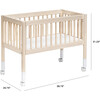 Gelato Portable Bassinet, Washed Natural - Bassinets - 4