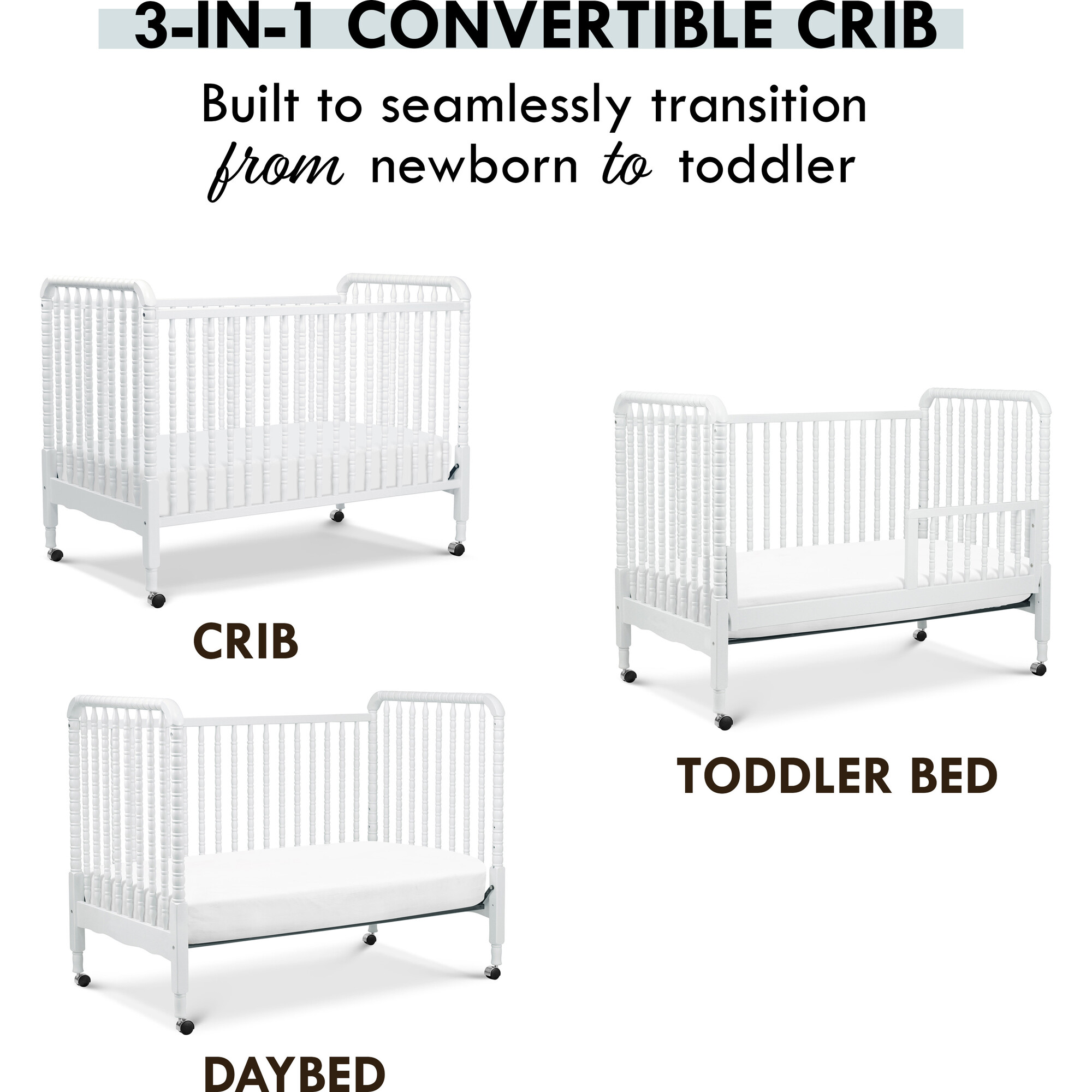 Jenny lind crib clearance dimensions