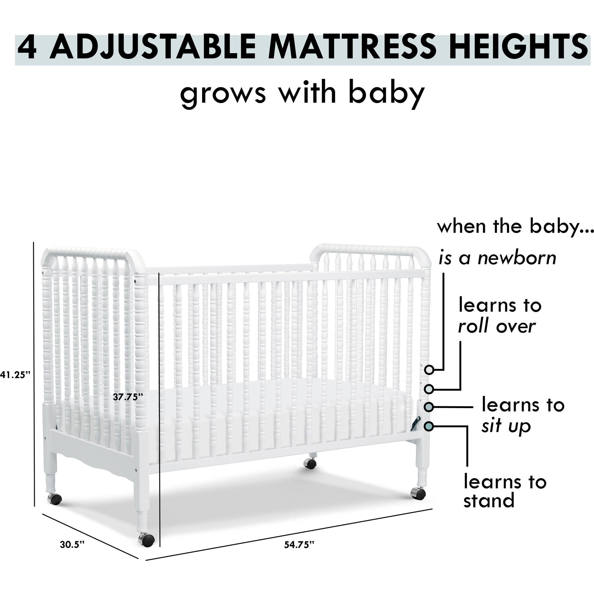 davinci jenny lind conversion kit