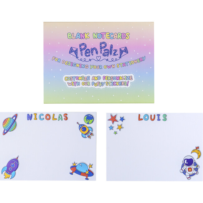 Super BFF' Puffy Stationery Bundle (Box Set of 3 Puffy Postcards) - Paper Goods - 2