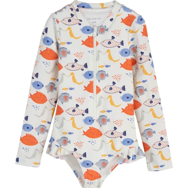 Sadie Rashguard One Piece, Kissing Fish
