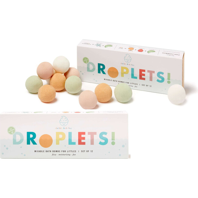 dabble & dollop droplets bath bombs