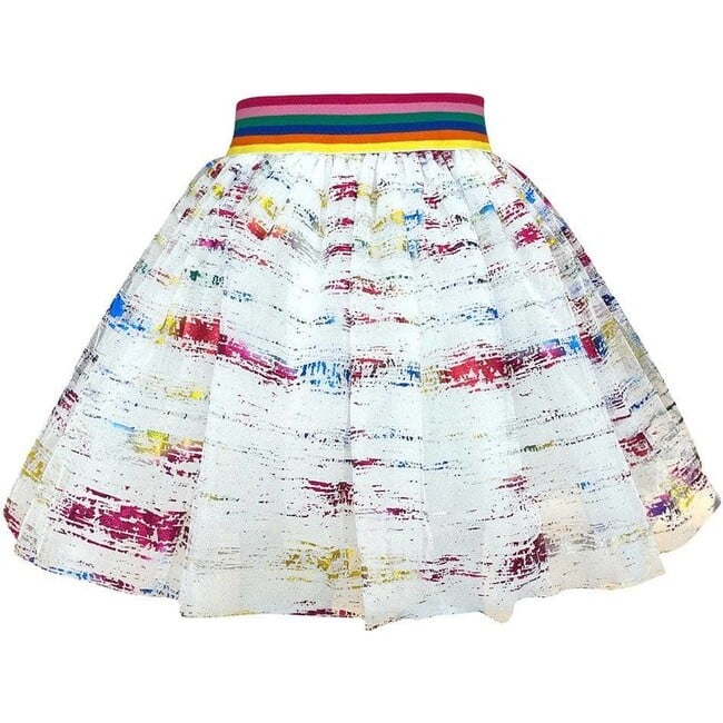 Rainbow Metallic Foil Tutu, Multi