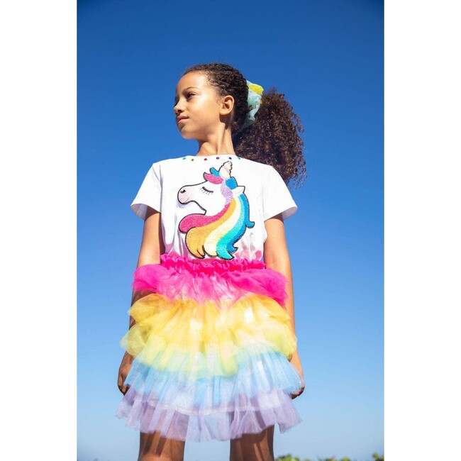 Rainbow Tutu Skirt, Multi - Shirts - 3