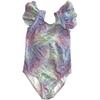 Mermaid Bow Swim, Purple - One Pieces - 1 - thumbnail