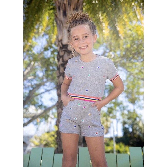 Rainbow Gem Romper, Multi - Rompers - 3