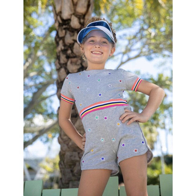 Rainbow Gem Romper, Multi - Rompers - 4