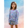 Metallic Star Short Set, Grey - Two Pieces - 4