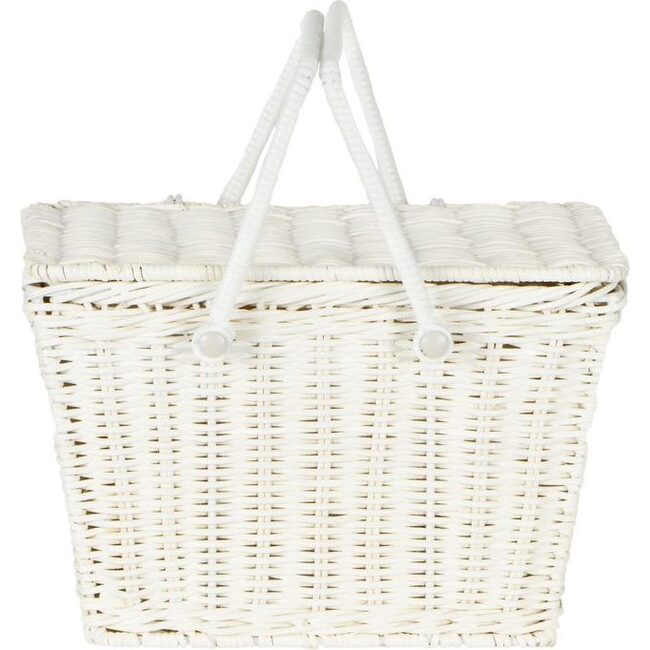 Piki Basket, White - Easter Baskets - 1