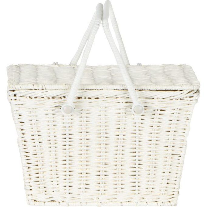 Piki Basket, White - Easter Baskets - 1