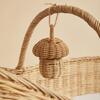 Mushroom Rattan Rattle, Natural - Rattles - 2