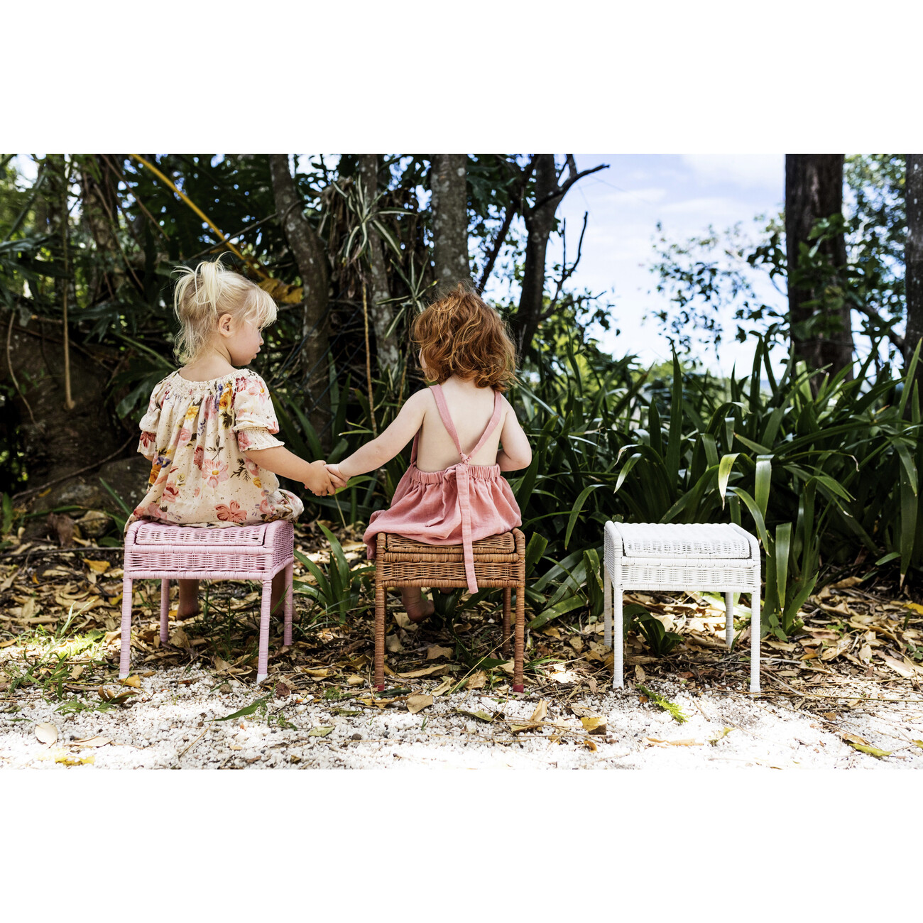 Storie Stool, Natural - Olli Ella Kids Seating | Maisonette