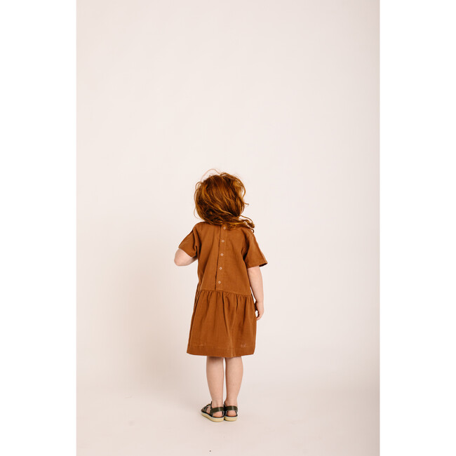 Clover Toddler Dress, Cinnamon - Dresses - 3