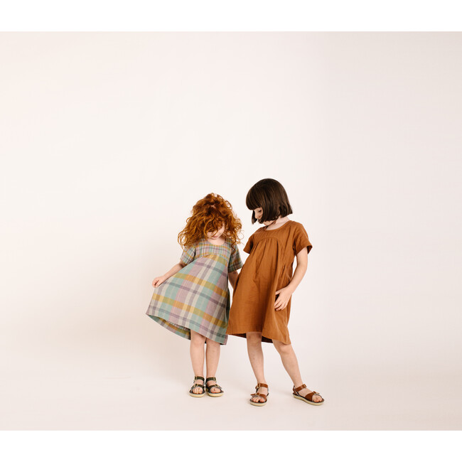 Clover Toddler Dress, Cinnamon - Dresses - 4