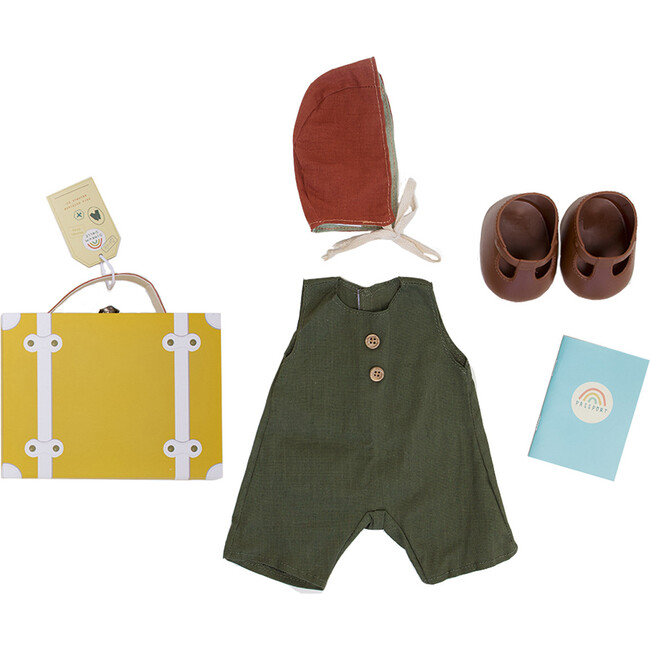 Dinkum Doll, Travel Togs Mustard - Doll Accessories - 1