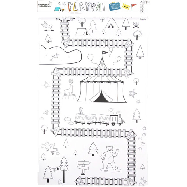 Playpa Forest Coloring Roll - Arts & Crafts - 1